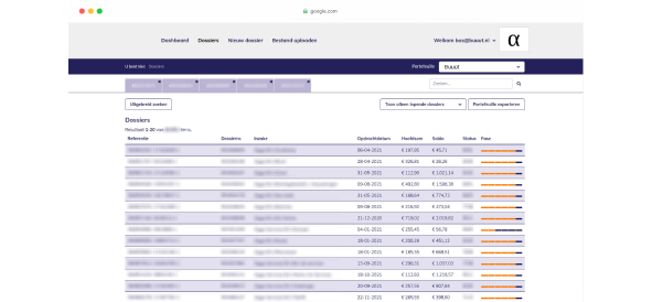 Dataportalen voor financiële organisaties